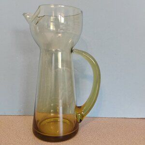 Per Lutken for Holmegaard Cocktail Pitcher, MCM, Danish Modern, Yellow, Rare